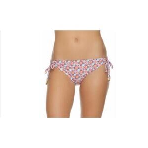 Helen Joy Blue & Orange Secret Bay Tunnel Side Hipster Bikini Bottoms 10575